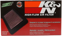 Load image into Gallery viewer, K&amp;N Replacement Air Filter 10.625in O/S Length x 5.75in O/S Width x 1in Height